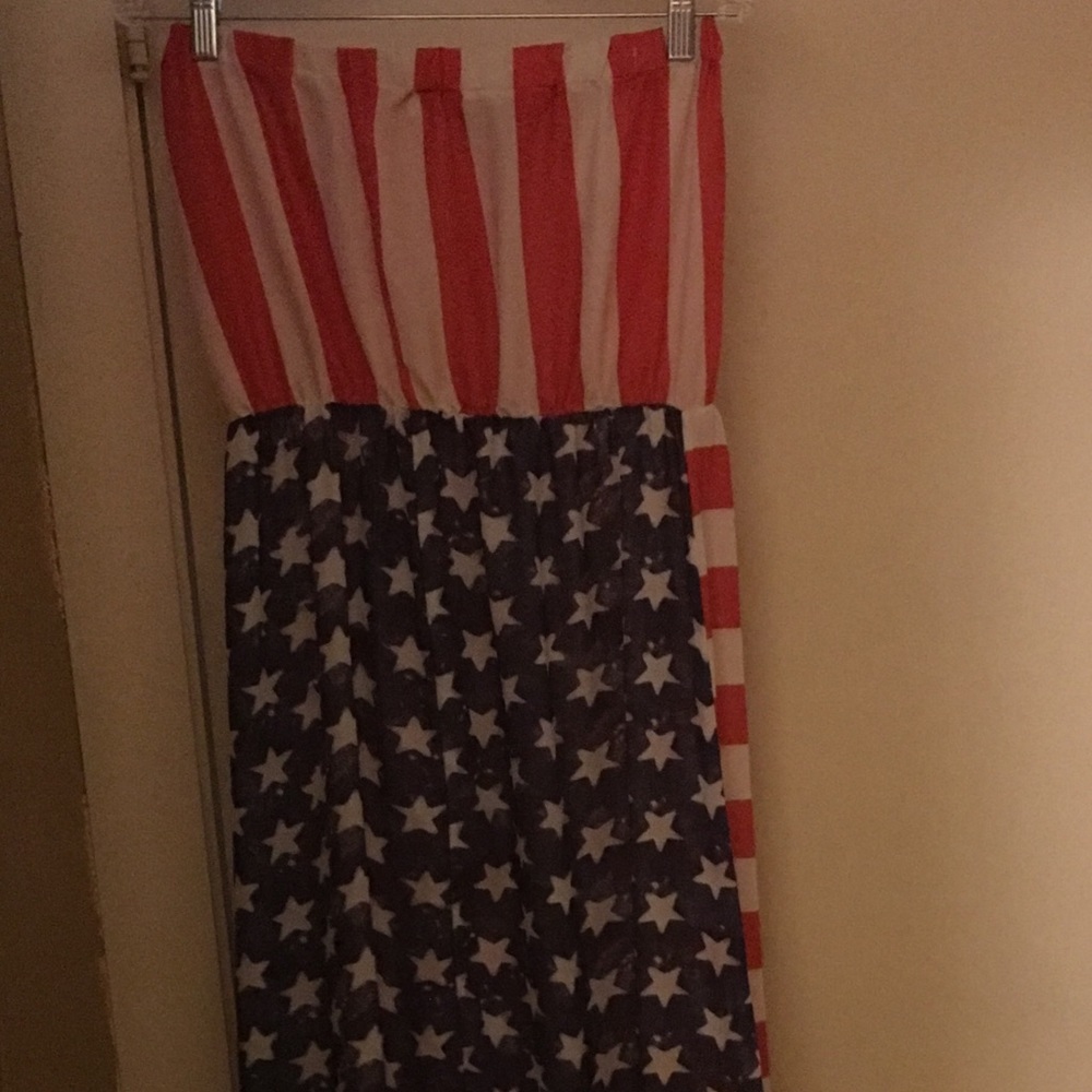 Patriotic summer dress maxi